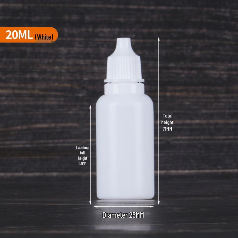 Squeeze Plastic Eye Dropper Bottles: 5ml, 10ml, 20ml for Eye Drops or Ink
