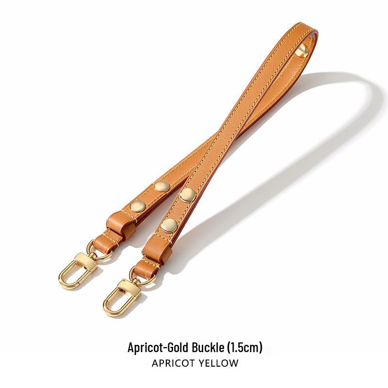 MHS-C-38 Adjustable Three-Speed Brown Women's Underarm Bag with Rivet Shoulder Strap, 26 Wash Bag Transformation.