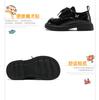 Fashionable and versatile plush warm leather shoes for girls, middle-aged and young children