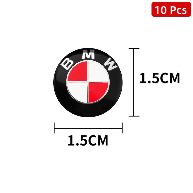 15mm Car Door Keyhole Cover Sticker Car Door Lock Keyhole Protection Stickers For BMW Performance M1 F25 F26 F15 F16 E90 E91 E92