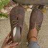 Eleganti scarpe con fibbia a punta rotonda - suola morbida, tinta unita, casual, comode scarpe singole per le donne - perfette per l'uso quotidiano