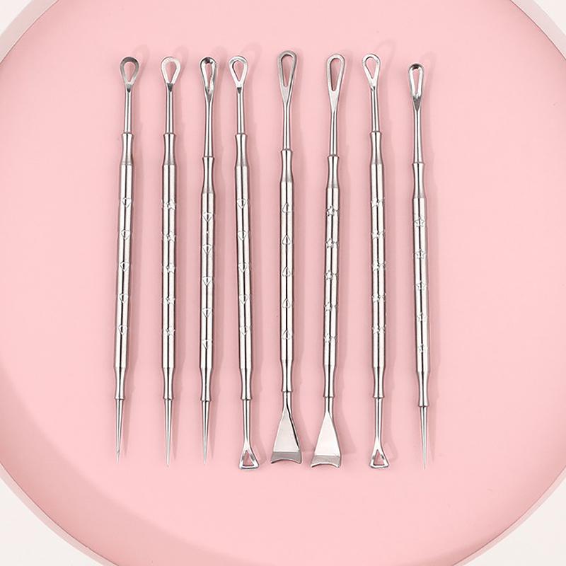 Black Dot Pimple Blackhead Remover Tool Needles For Squeezing Acne Tools Spoon For Face Cleaning Comedone Extractor Pore Cleaner