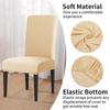 Set of 4-16pcs Dining Chair Covers Stretch Seat Protector Elastic Non Slip Removable Washable Slipcovers for Hotel Home Kitchen
