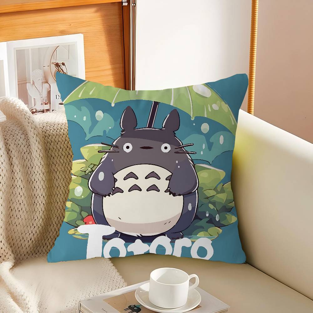 Anime N-Neighbor T-Totoro Pillow Case Throw Pillow Chair Seat Cushion Nap Pillows Cushion Seat Soft Pad Pillow Sofa Cushion