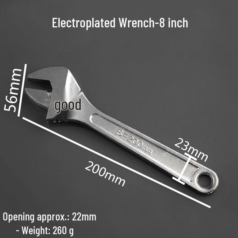 Multifunctional Insulated Mini Adjustable Jaw Wrench Set with Short Handle - Free Shipping