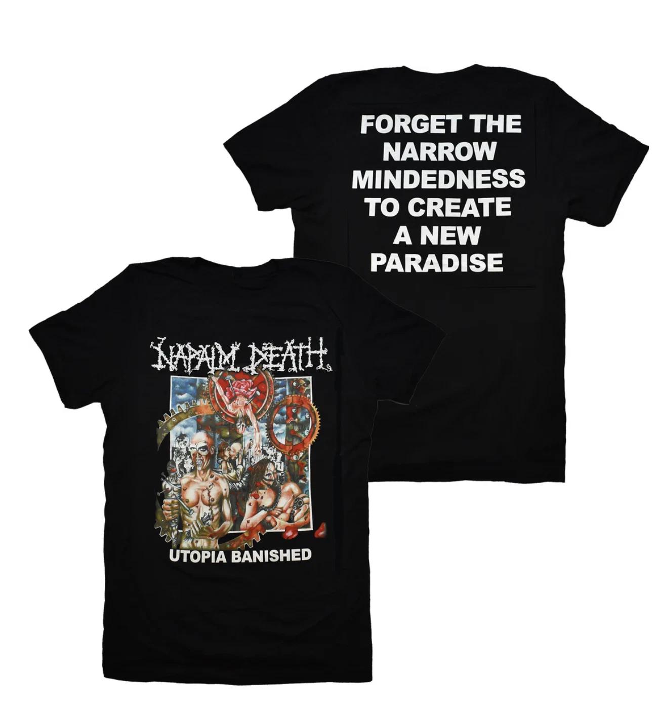 NAPALM DEATH Utopia Banished Официальная футболка группы M НОВАЯ 3XL