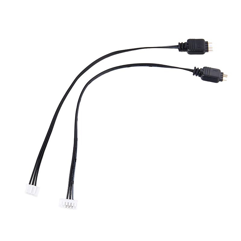 Coolmoon Adapter Cable For 5V 3-Pin Argb Interface Devices Compatible With Argb Led Strips