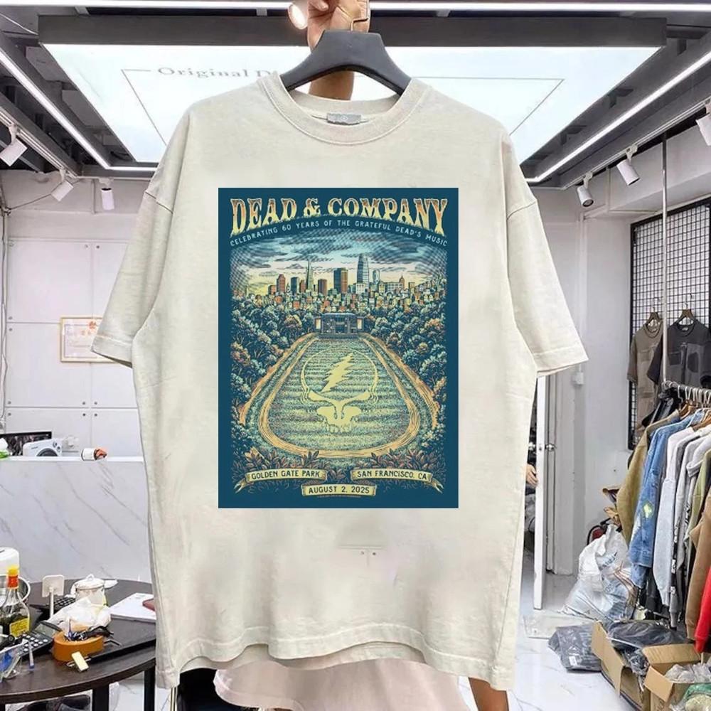 Dead And Company San Francisco CA Aug 2 2025 reprint T-Shirt Unisex Allsize Unisex T-Shirt L