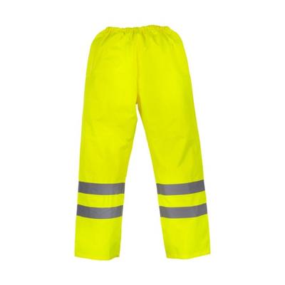 Mens Hi-Vis Waterproof Contractor Over Trousers