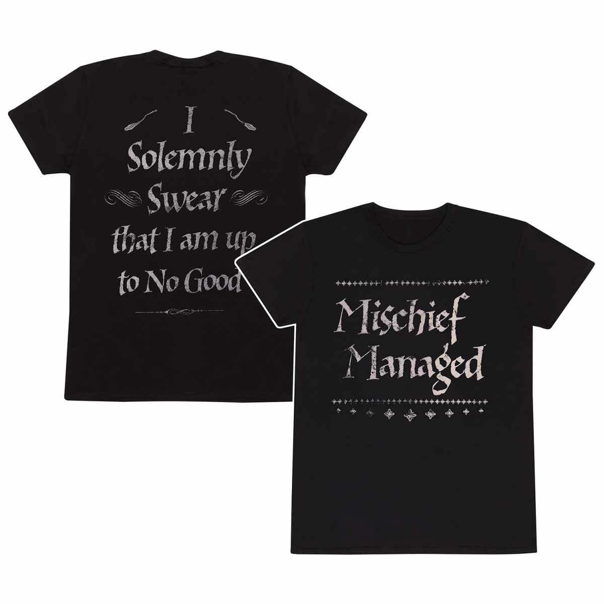 Harry Potter Mischief Managed Unisex Adults T-Shirt XL