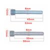 53/58Mm Motorcycle Lower Pump Disc Brake Pad Fixing Screw Hexagonal Guide Bolt Guide Pin M10 Thread 10Mm Pitch