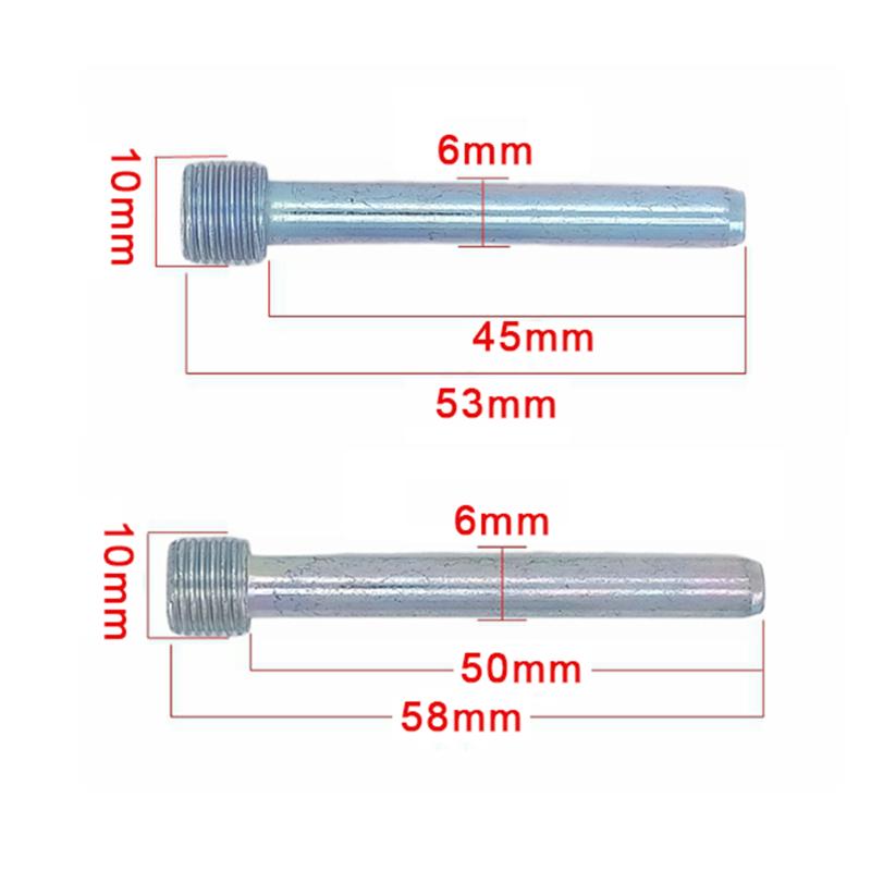 53/58Mm Motorcycle Lower Pump Disc Brake Pad Fixing Screw Hexagonal Guide Bolt Guide Pin M10 Thread 10Mm Pitch