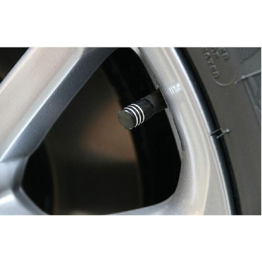 For Honda Accord 10th 18- Black Aluminum Alloy Car Tire Valve Cap Ring Trim