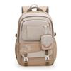 Matching Color Trendy Nylon Travel Backpack Lightweight Schoolbag Gift Kids