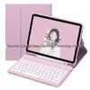 iPad Round Key Bluetooth Keyboard Leather Case with Pen Slot for Air/Pro/A16