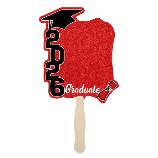 

Wooden Graduation Photo Props 2026 Graduation Party Decoration Personalized Commemorative Graduation красный