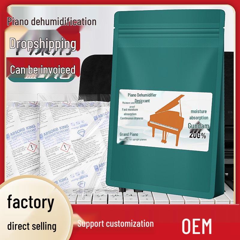 

Piano-Specific Calcium Chloride Desiccant Dehumidifier and Hygrometer