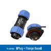 9-Pin SP21 Flange Socket, IP67 Waterproof Aviation Connector