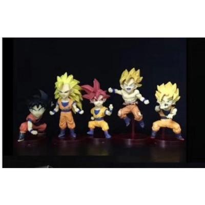 Animation Figure WCF Collection Q Version 5, Super Saiyan, Trunks, Monkey King Box Egg