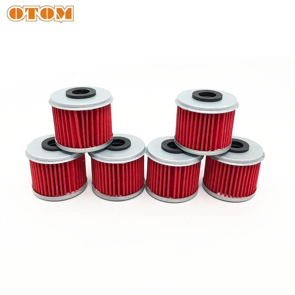 2/4/6Pcs For HONDA CRF250R 04-19 Motorcycle Oil Filters CRF150R CRF250X CRF450R CRF450X Motocross Engine Fuel Filter Cleaner