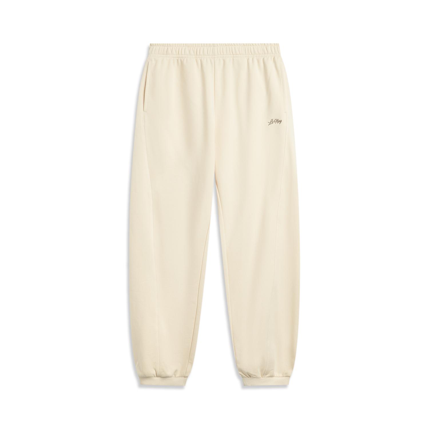 

Li Ning Серия Спортивный Стиль Однотонные Со средней посадкой Универсальные На кулиске Свободные манжеты Вязаные Спортивные штаны Женские низы AKLVC14-6 XL