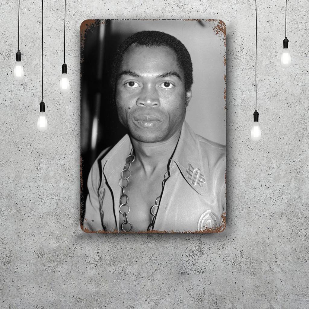 Fela Kuti Metal Signs wall decor Vintage Tin Signs Captain Metal Poster Decor for Bar Pub Club Wall Decoration