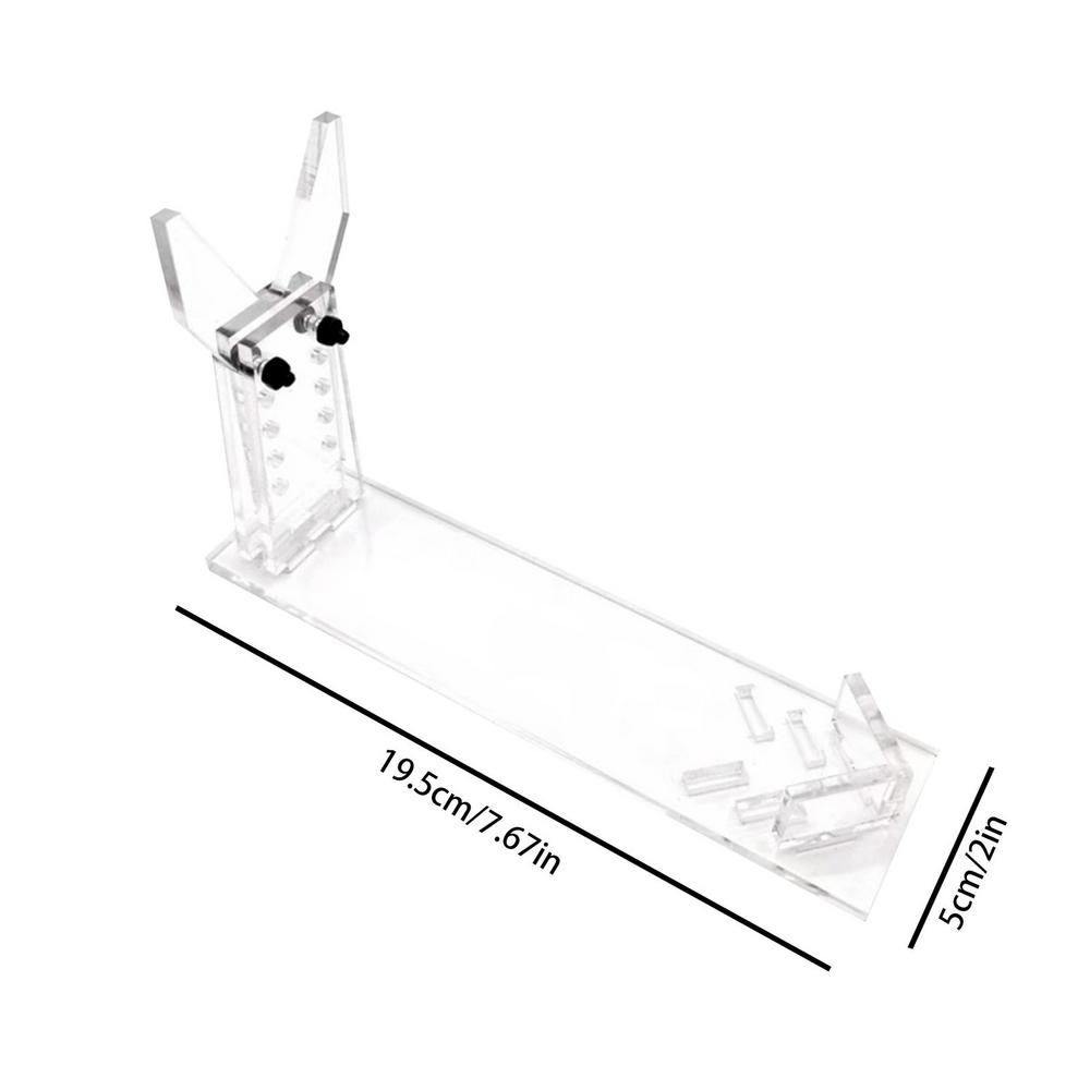 1pcs New Arrival Boutique Store Shoe Display Props Clear Acrylic Pistols Holder Kids Toys Guns Model Display Stand Rack