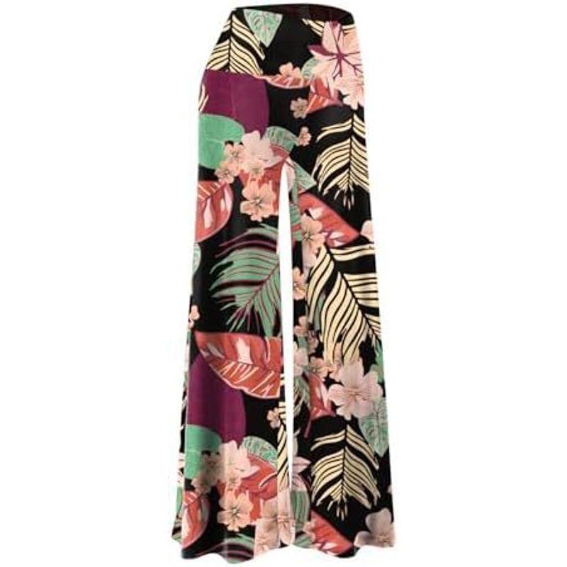 

Printed High Waisted Loose Wide Leg Pants Print High Waist Loose Loose Pants Colorful Summer XXL