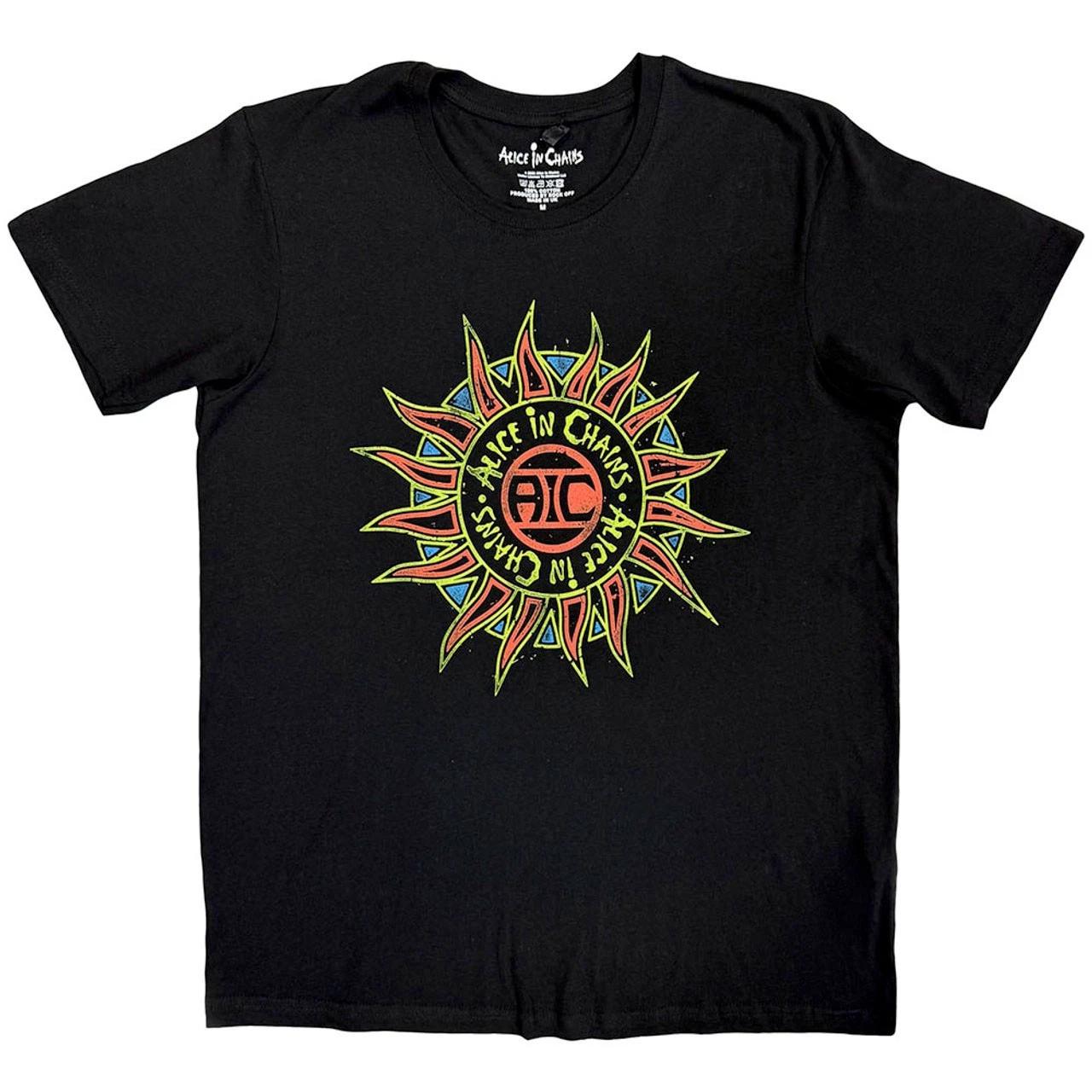 Alice In Chains - Sun Logo - Black t-shirt L