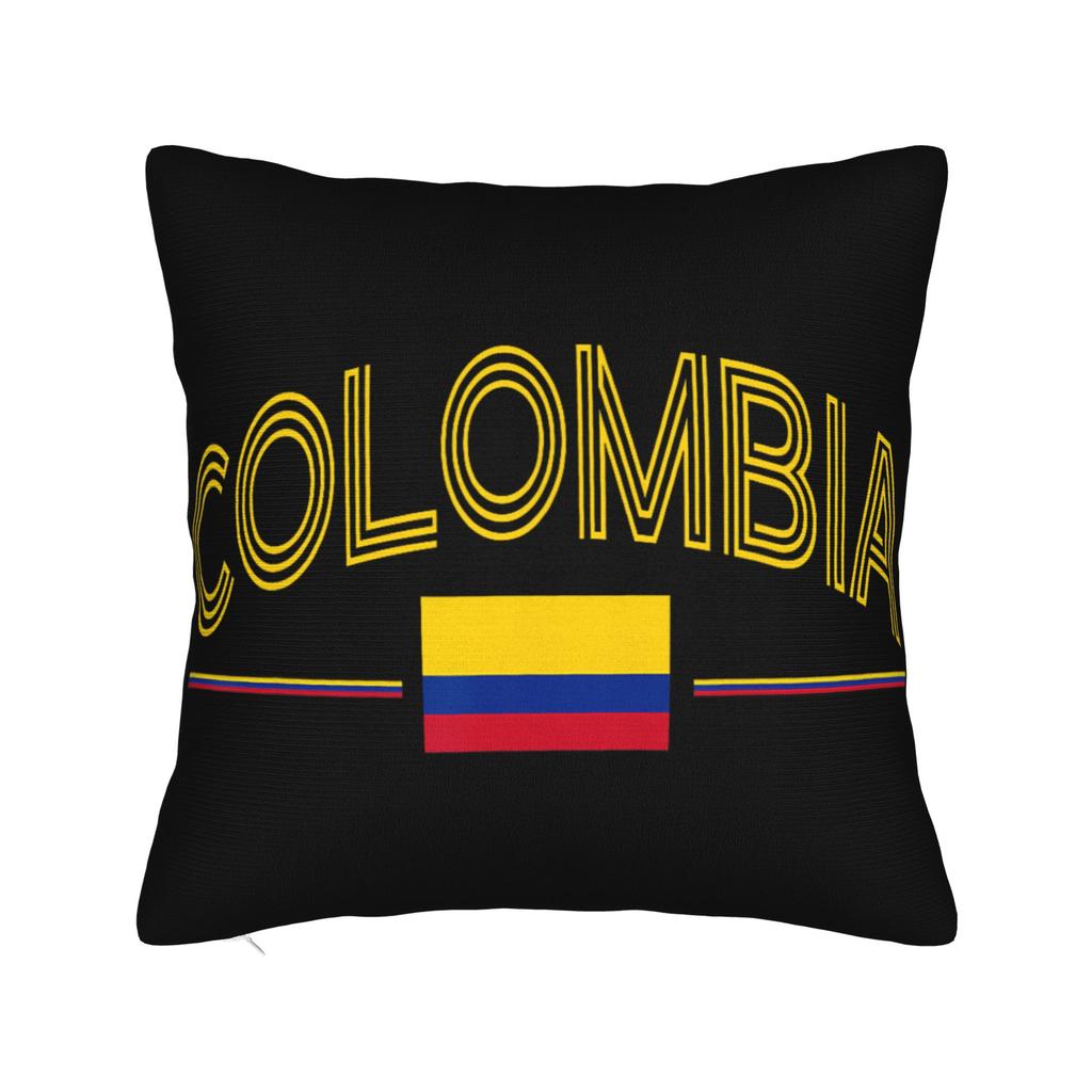 Colombia Flag Pillow Covers Product Printing Cushion Cover Decor Throw Pillow Case Cover Home Multiple Sizes