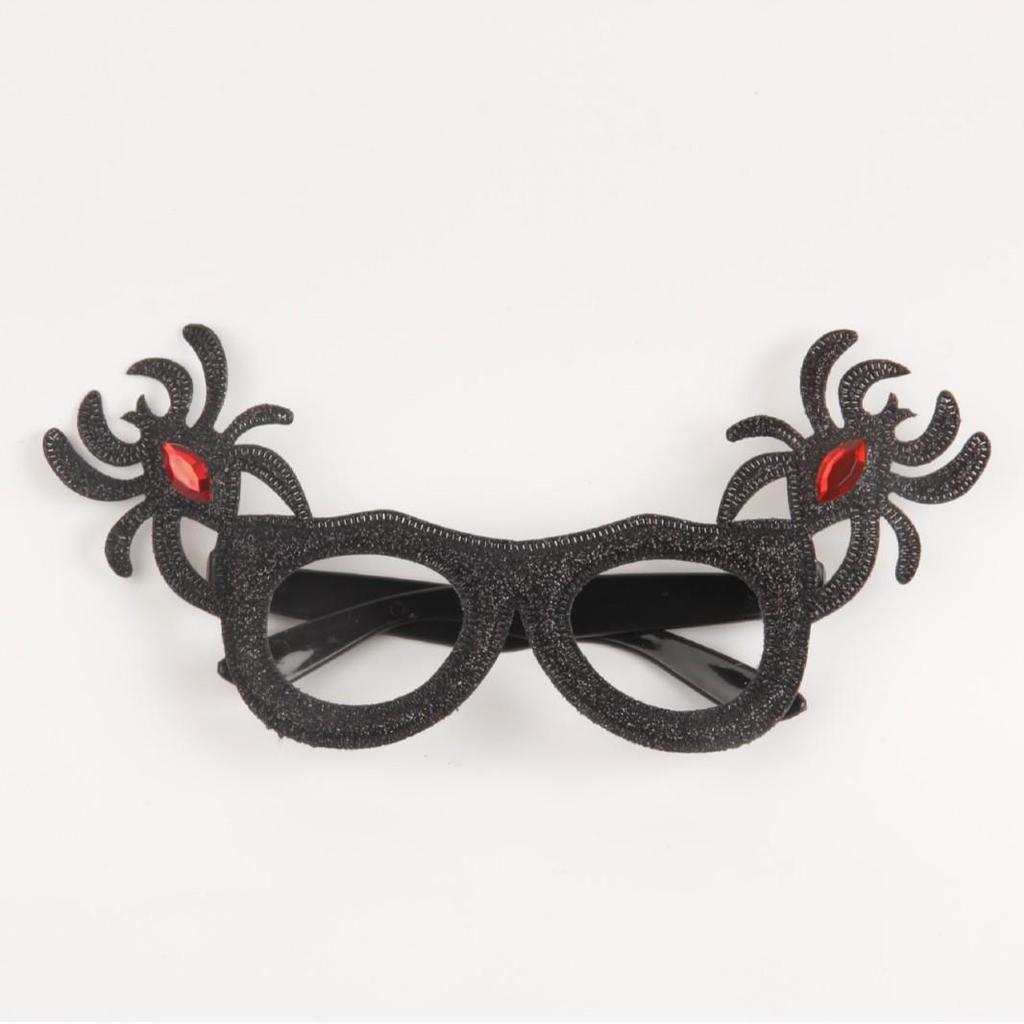 Halloween Photo Prop: Pumpkin, Witch Hat, Skull, and Ghost Party Glasses Frame Decoration