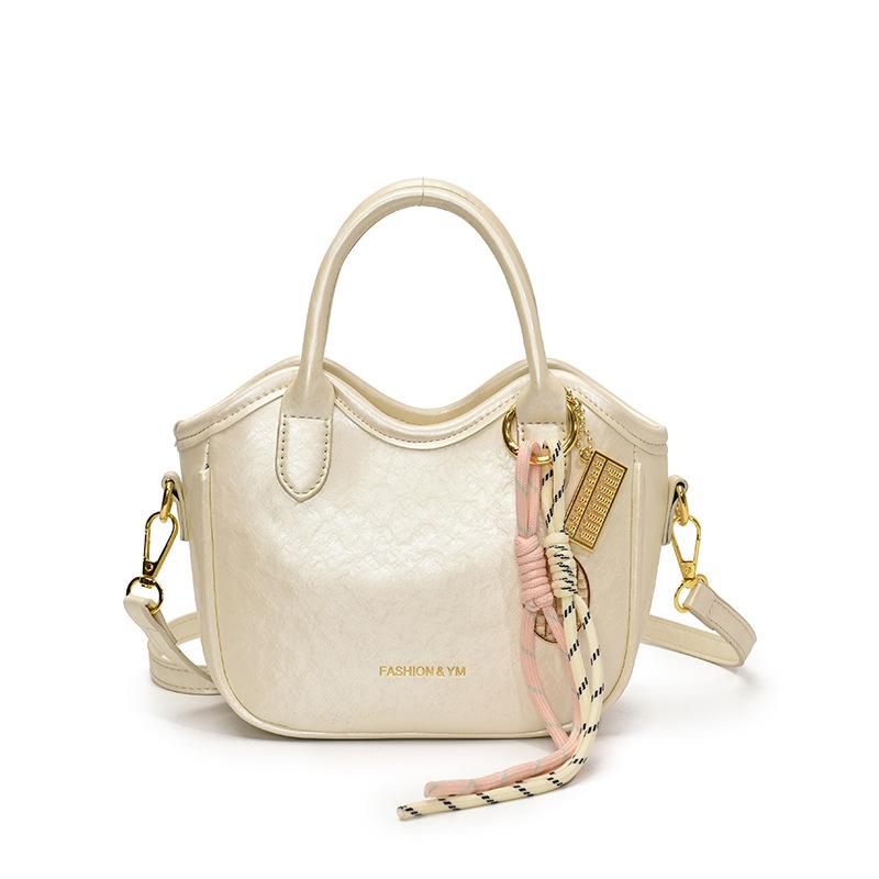 Neue Mode Vielseitige Lässige Umhängetasche Tragbare Eimertasche Glänzende Schultertasche