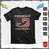 Retro Midnight Hammer Stealth Jet Operatie USA Vlag T-shirt Unisex T-shirt Unisex Unisex T-shirt