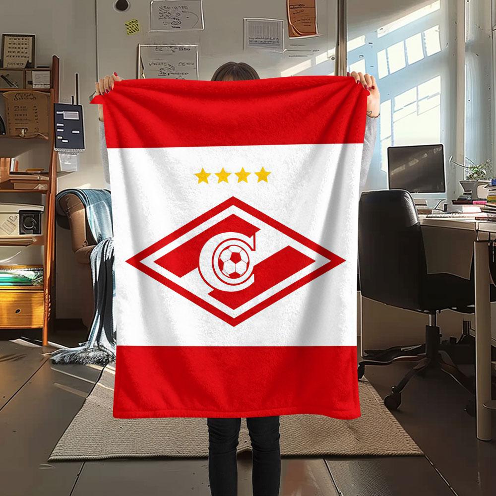 1PC Spartak Moscow Legend Blanket, High quality Comfortable for All Seasons, Home Decor, Warmth and Comfort