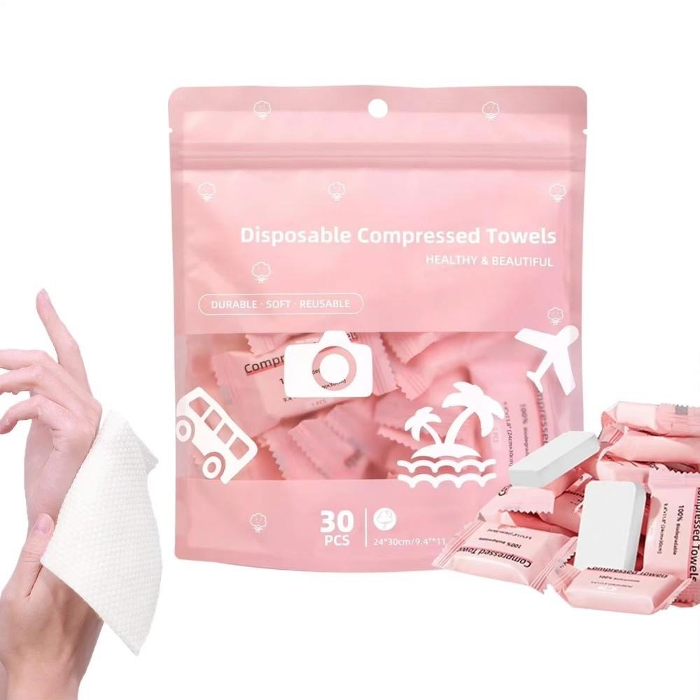 Portable Compressed Towels Soft Fabric Portable Towels New Disposable Face Towels  Camping
