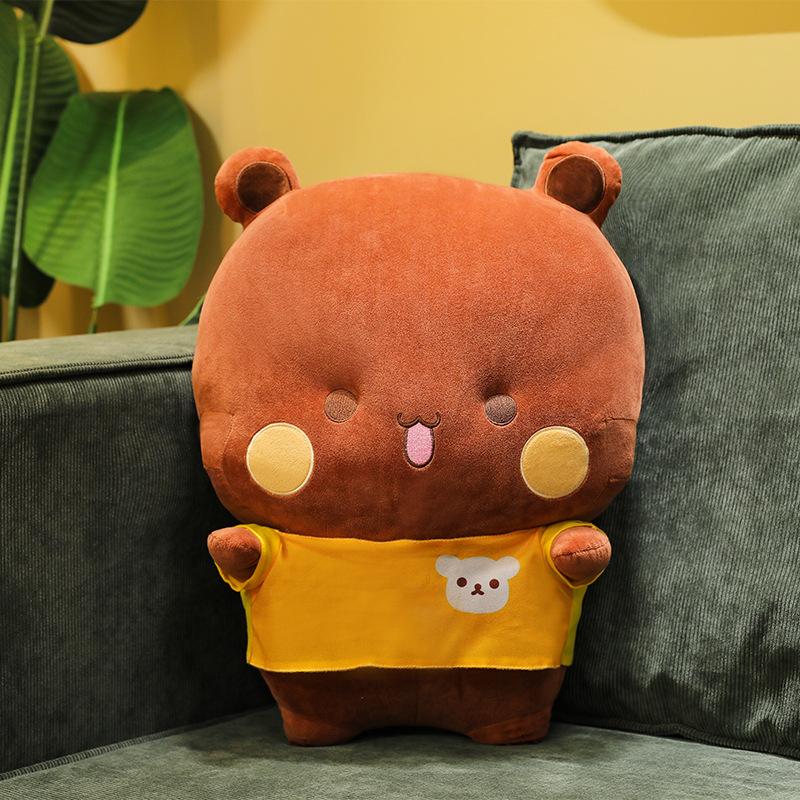 One or Two Panda Emoji Doll Two-dimensional Animation Peripheral Throw Pillow Plush Toy Cushion Doll Birthday