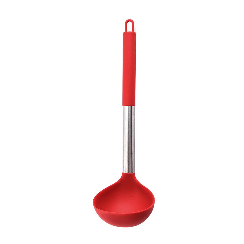 

Набор кухонных принадлежностей из силикона, 13 предметов: Лопатки и ложки для готовки и выпечки с ведром для хранения