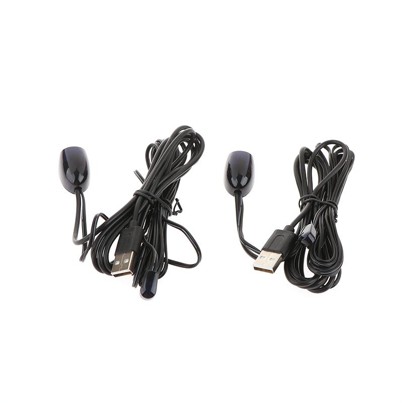 USB-adapter IR Infrarød Fjernkontrollforlenger Repeater Mottaker Sender Emitter Gjelder Alle Fjernkontrollenheter
