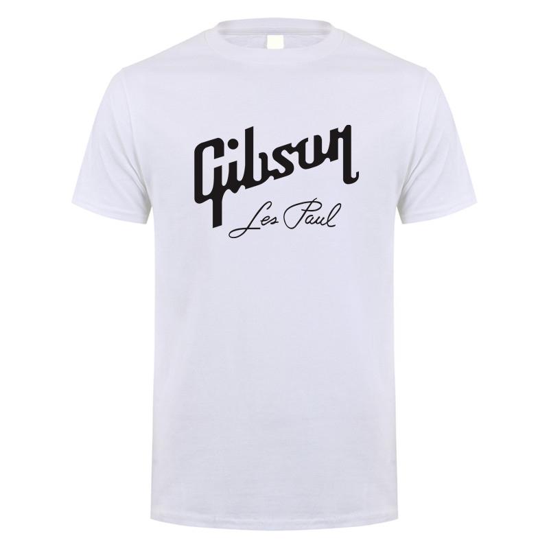 Kytarové tričko Gibson Léto Pánské Krátký rukáv Bavlněná trička Gibson Les Paul Pánské Topy Tričko LH-094 Cyklistický dres