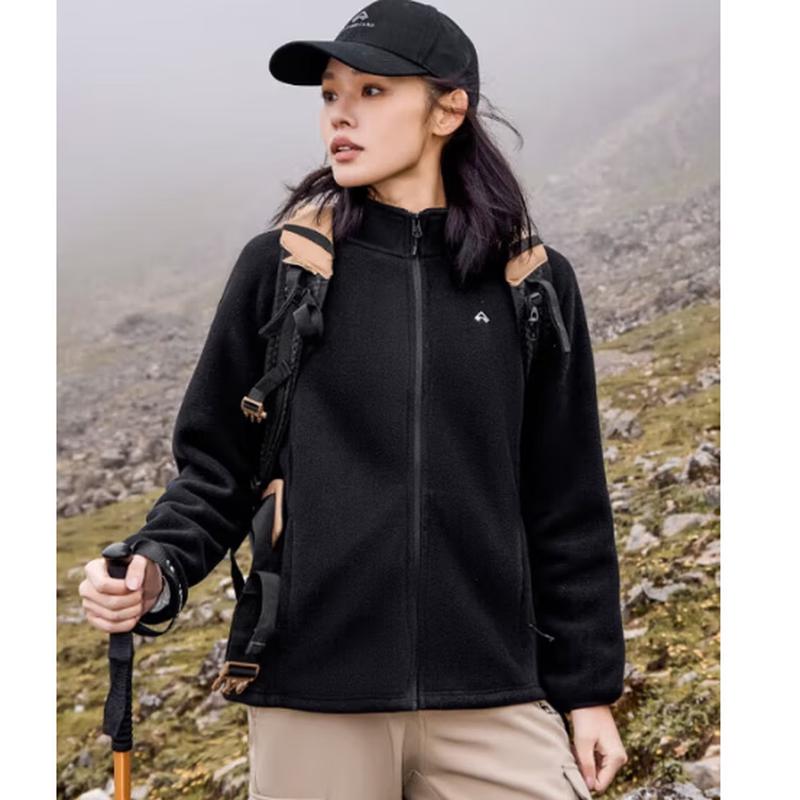 Tuoluzhe Women's Fleece Jacket GRY223101