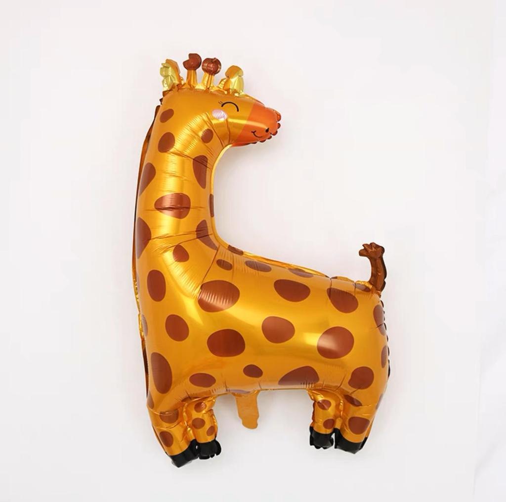 Cartoon Animal Balloons: Elephant, Monkey, Cat - Aluminum Film Birthday Party Decorations