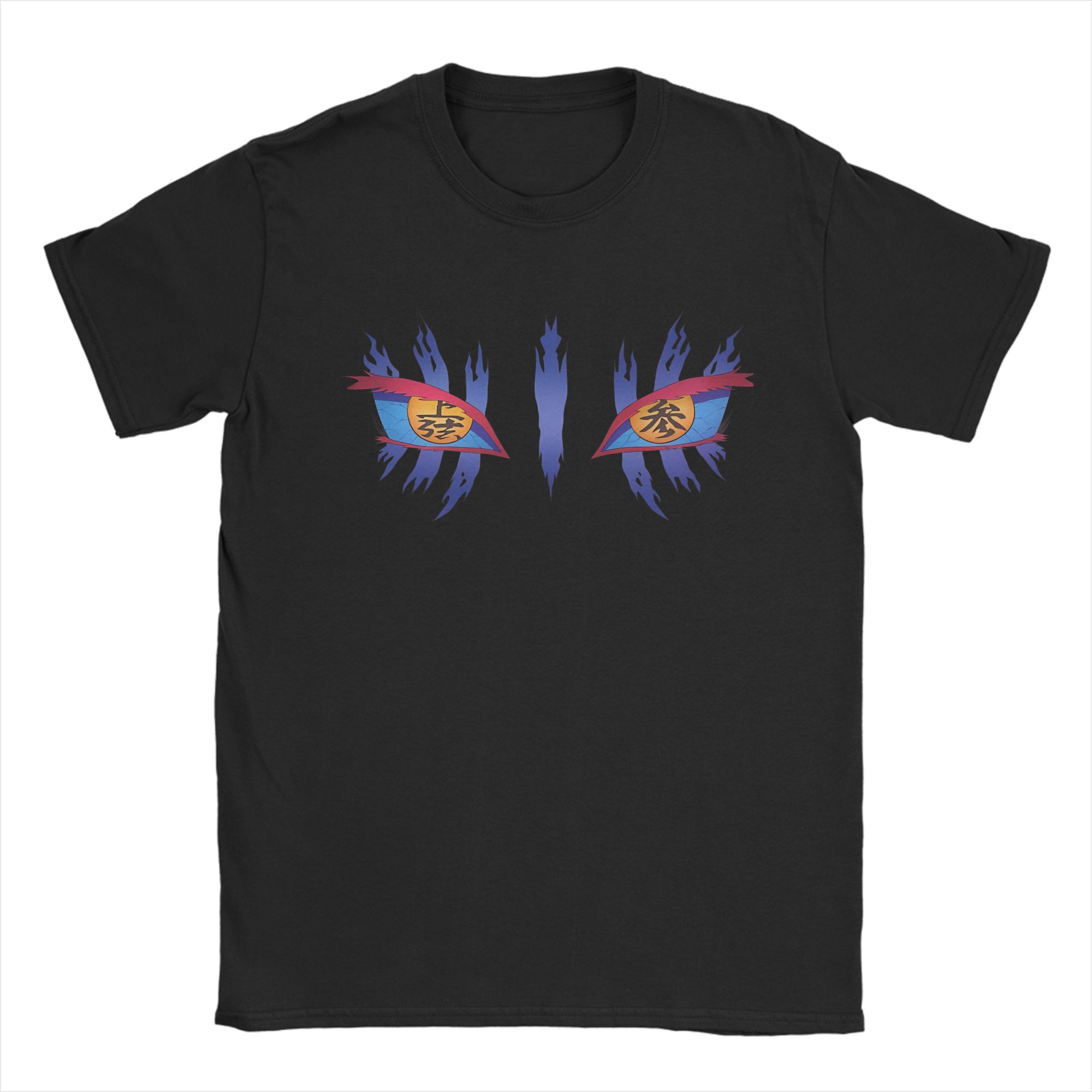

Print Demons Slayers T Shirt Men Cotton Short Sleeve Akaza Round Neck Summer Clothing 4XL