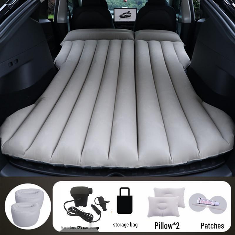 Tesla Model Y/3 Rear Seat Inflatable Mattress - Foldable Car Sleeping Pad