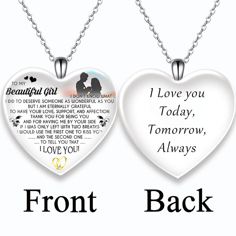 

Мужская и женская модная бижутерия любит кристалл кулон ожерелье письмо ожерелье