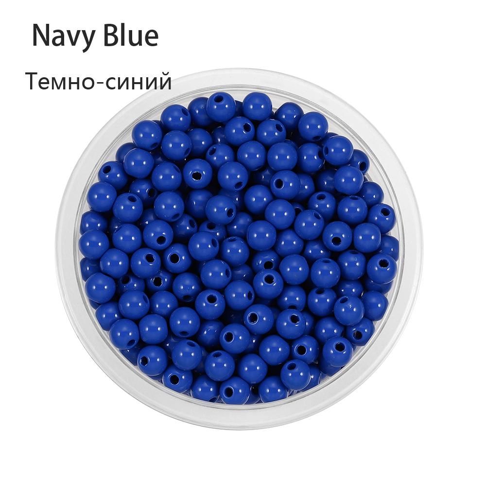 10-200pcs Mixed Acrylic Plastic Smooth Round Ball Spacer Beads 6 8 10 12MM Pick Size For Jewelry Making Accessories