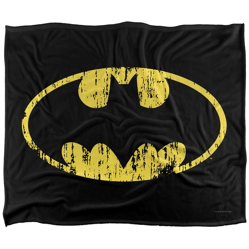 Batman Distressed Logo Blanket