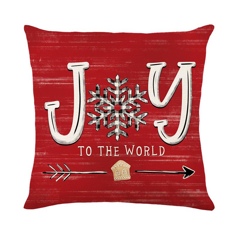 

Новая Рождественская Наволочка с Письмом для Дома, Гостиной, Дивана, Подушка, Наволочка для Спальни 45 * 45Cm (without pillow core)