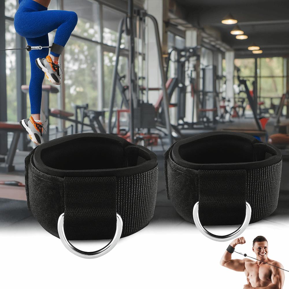 2pcs Adjustable Ankle Strap Brace Lightweight Wrist Straps Ankle Cuffs Straps  Gym