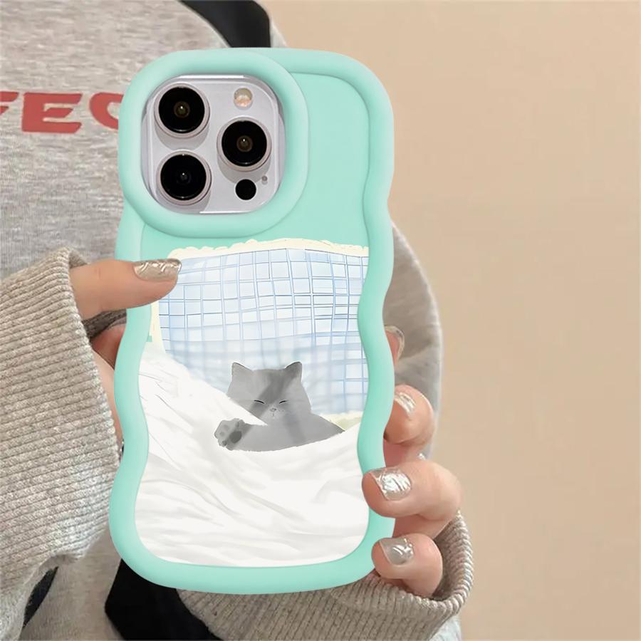 Cartoon Dog Case for iPhone 17 Air 8 13 XR 12 14 16 Pro Max 15 Plus 11 Soft Phone Cover