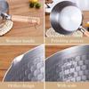 Japanese Non-Stick Frying Pan Saucepan with Wooden Handle Flat Bottom Ramen Noodle Cooking Sauce Milk Pots Home Kitchen Cookware